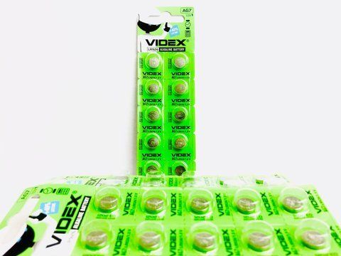 Батар часов Videx AG 7 (LR926) BLISTER CARD 10pcs VD 7 фото