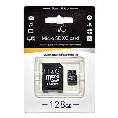 Карта пам'яті T&G micro SDHC 128 GB Class 10 + адаптер KTG 128 фото