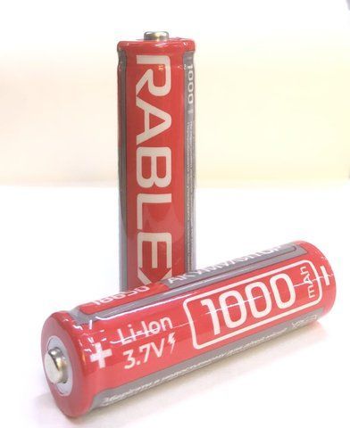 Аккумуляторы Rablex RB-1000, 18650/3.7V/1000mAh (500 шт) RB 1000 фото