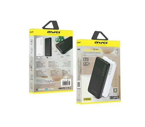 Моб. Заряджання POWER BANK AWEI P5K 10000 mah ART 8141 (60) P 5K 8141 фото