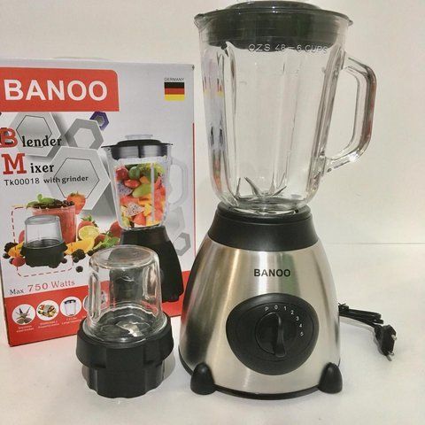 Блендер+кавомолка 750W BANNO TK-00018 (6 шт/ящ) TK 00018 фото