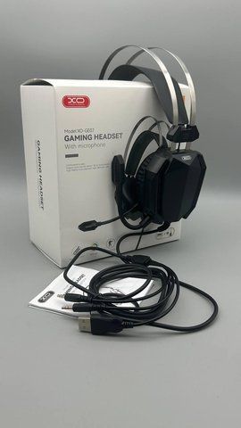 Навушники провідні XO. GE-07 Static RGB Long mic Gaming Headphones USB+Dual 3.5mm (40) XO GE 07 фото