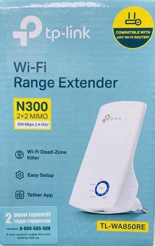Усилитель сигнала Wi-Fi tp-link TL-WA850RE (50) WA 850RE фото