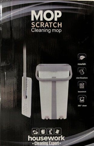 Швабра с ведром Scratch MOP BIG (24) SHVABRA MOP BIG фото