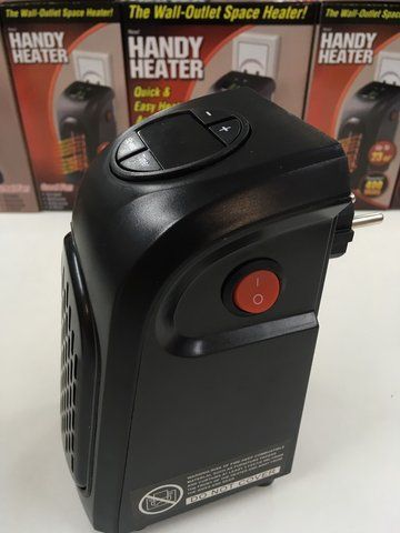 Тепловентилятор с терморегулятором и таймером HANDY HEATER ART-5846 ( 220V/400wat/ 36/40 шт/ящ) ) HANDY 5846 фото