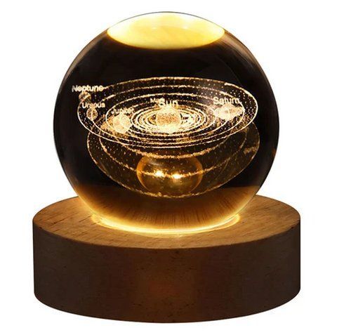 Хрустальный Светильник декоративный "Хрустальный шар" от USB ball 8см WL 881 (30) KHRUSTAL WL 882 фото