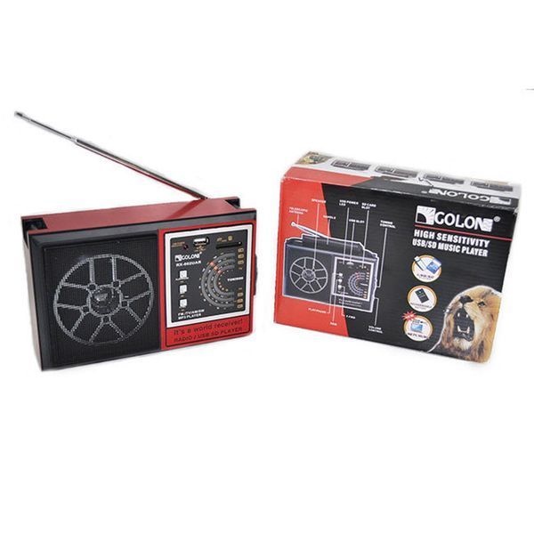 Радіоприймач GOLON-RX 006/ 0816 USB+SD (16 шт) RX 006 0816 фото