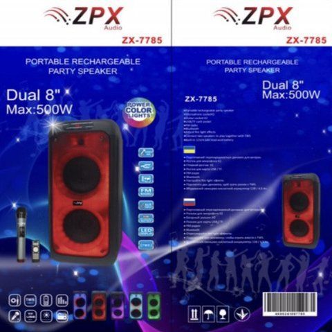 Акустична система ZX-7785 BT (1 шт/ящ) ZX 7785 фото