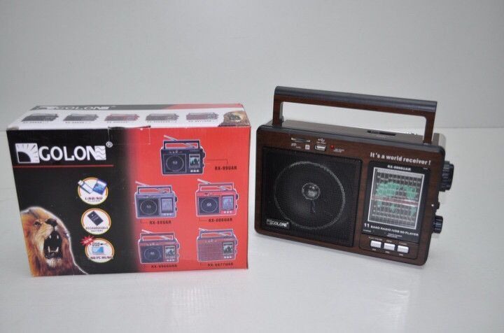 Радіоприймач GOLON-RX 9966 /USB+SD (16 шт) RX 9966 фото