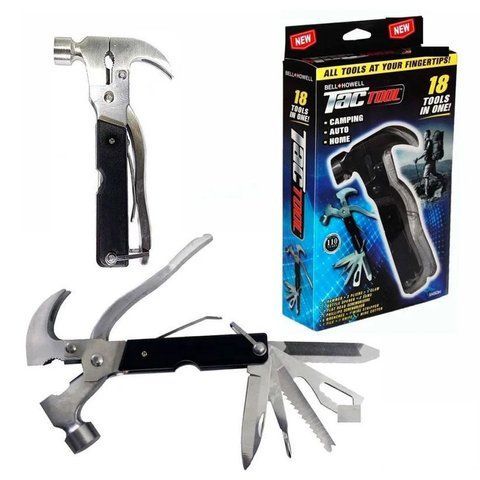 Мультитул набір Tac Tool 18 in 1 компактний інструмент з чохлом ART-4908/0456/ A13 (48 шт) 4908 MUL 0456 фото