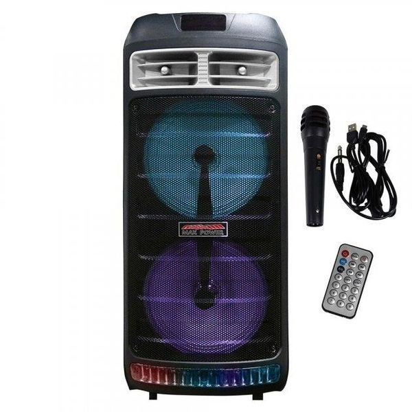 Акустична система KIMISO QS 83/ 7966 з караоке мiкрофоном USB FM TF з RGB пiдсвiчуванням (4 шт) 7966 QS 83 фото