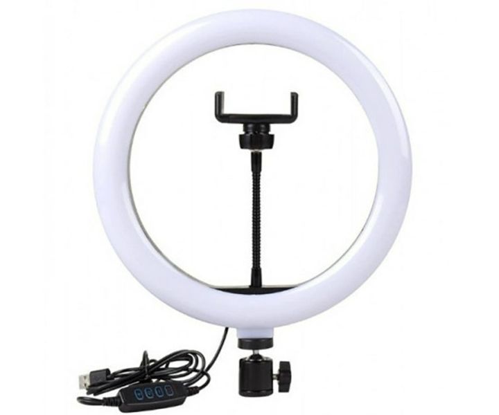 Кольцевая LED лампа LC-330 (1 крепл.тел.) (USB) (33см) (20) LC 330 фото