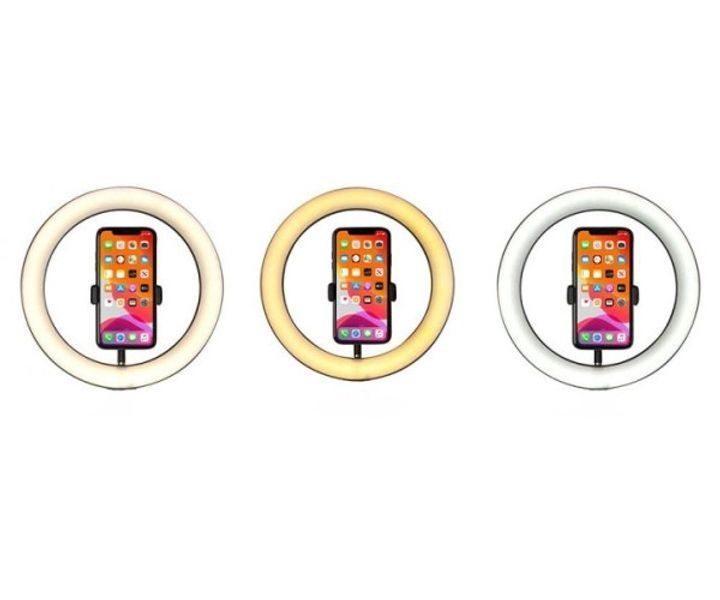 Кольцевая LED лампа LC-330 (1 крепл.тел.) (USB) (33см) (20) LC 330 фото