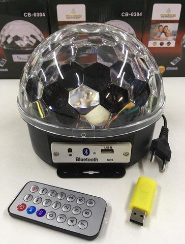 Диско шар MUSIC BALL с USB+SD+Blueеtooth CB-0305 (20) CB 0305 фото