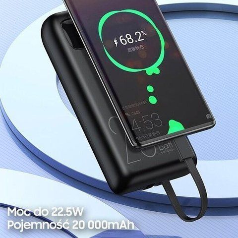 Моб. Заряджання POWER BANK AWEI P13K 22,5W 20000mah/ 9610 (40) 20000 AWEI P13K 9610 фото