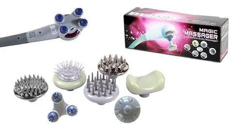 Ручний вібраційний масажер Magic Massager для тіла Magic Massager BLD 999 (24 шт/ящ) MASA BLD 999 фото
