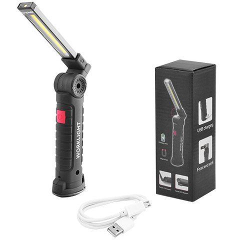 Фонарь кемпинг W 52-SMD+COB, ЗУ micro USB, встроенный аккумулятор, поворот180&ordm;+180&ordm; (120 шт/ящ) W 52 фото
