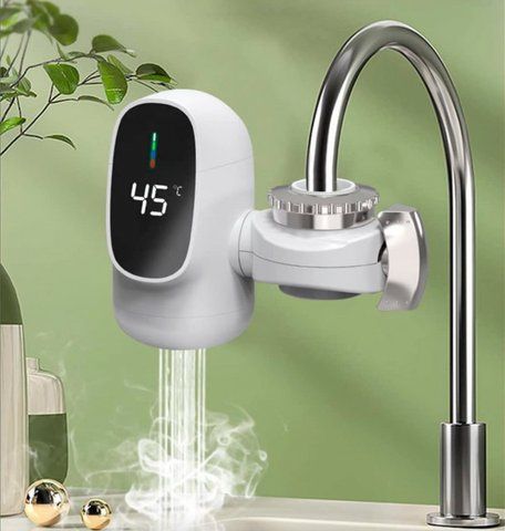 Водонагреватель проточный для кухни WATER HEATER ZSW-D03 +LCD экран 3000 w (20 шт/ящ) ZSW D03 фото