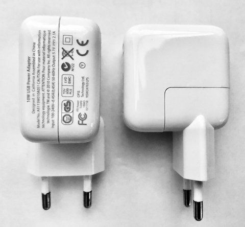 Сетевое зарядное устройство USB 10W/ 220V/1USB/2.1A/10W (500шт/ящ) USB 10W 220V1USB фото