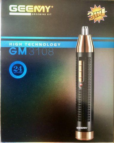 Триммер бритва для стрижки волос на лице, в носу и ушах Gemei GM 3108 (100 шт/ящ) GM 3108 фото
