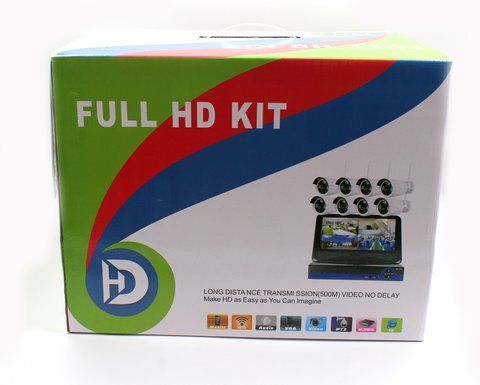 Реєстр. + Камери DVR KIT 6678/5519 WiFi 8ch набір на 8 камер (4) 5519 CAM 6678 фото