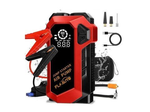 Пусковое автомобильное устройство для аккумулятора JUMP STARTER + Компресор ART 9556 (8) 9556 6486 фото