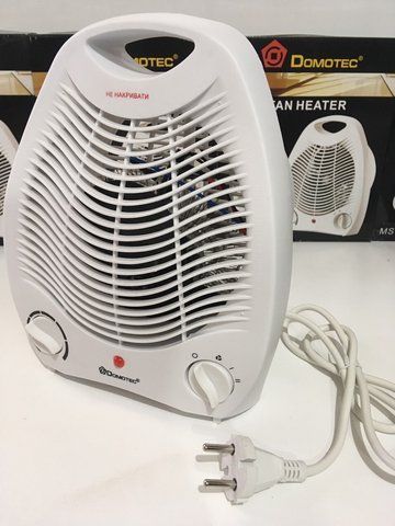 Тепловентилятор с терморегулятором и таймером DOMOTEC MS-5901/ 2944/ 220V/2000W (8 шт/ящ) 2944 MS 5901 фото