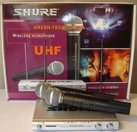 Радіосистема Shurei SM-500. 2 бездротові радіомікрофони (10) SH 500 фото