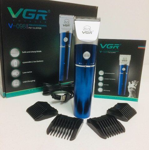 Профессиональная Машинка для стрижки животных VGR V-098 (24 шт/ящ) V 098 фото