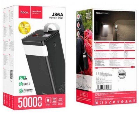 Моб. Заряджання POWER BANK HOCO J86A/ 1437 50000MAH (15) 1437 J86A 50000 фото