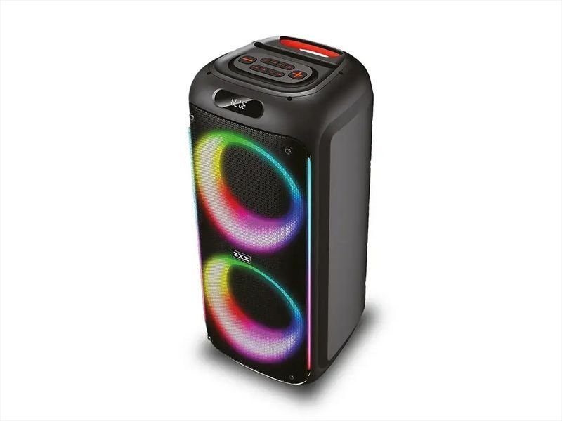 Акустична переносна колонка ZXX-5504/6438 1000Вт 2x6,5" 240х235х545мм (1) 6438 ZXX 5504 фото