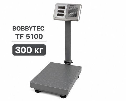 Ваги торговельні BOBBYTEC TF 5100-300 кг (1 шт/ящ) TF 5100 300 фото