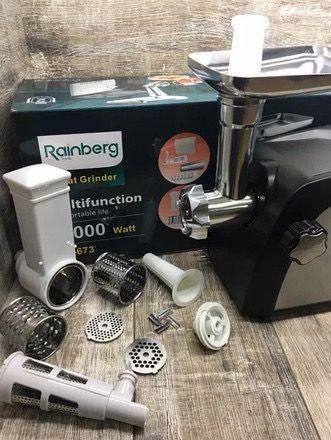 М'ясорубка,Соковитискач+Шатківниця RAINBERG RB-673/ 3000 Watt (4 шт/ящ) RB 673 3000 фото