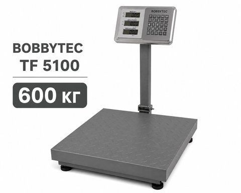 Ваги торговельні BOBBYTEC TF 5100 TCS-600 кг (1 шт/ящ) TF 5100 TCS-600 фото