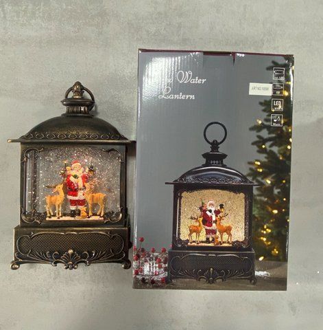XMAS Новорічний нічник вінтажний ліхтар WDL-24073A/ 10098 27 см (8) 10098 WDL 24073A фото