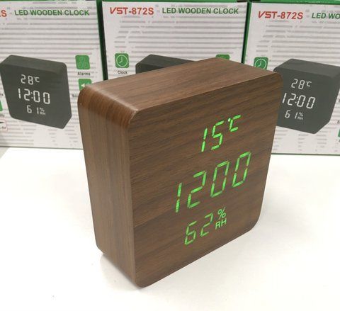 Настольные часы от сети+батарейка VST-872/6995 (80 шт/ящ) VST 872 6995 фото