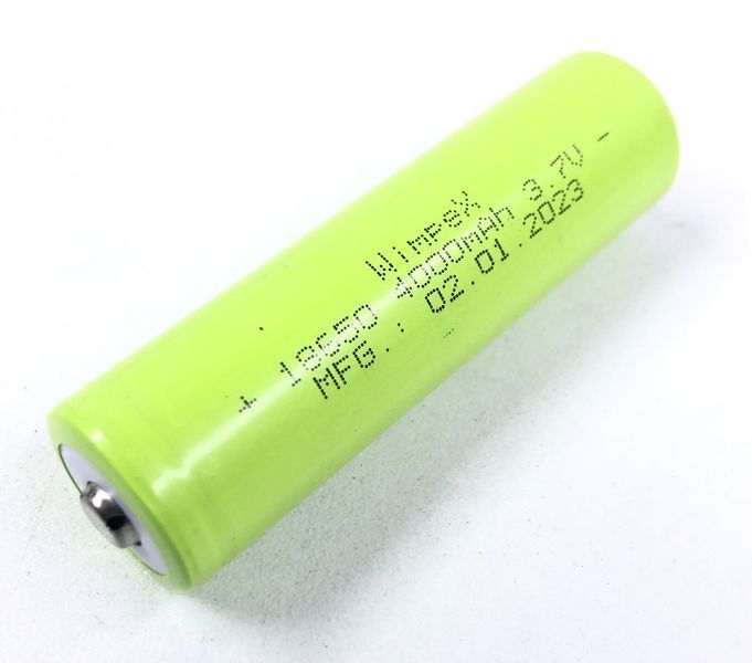 Акумулятор Wimpex 18650 Green 18650/ 3,7v/4000mAh (400 шт/ящ) WX 4000 GREEN фото
