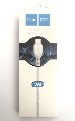Кабель HOCO COOL DATA CABLE X 20 TYPE C ART 8707 2 метра (300 шт) X 20 TYPE C 8707 фото