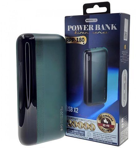 Power Bank Remax RPP 180 20000 mAh Kireni Series QC 22,5W+PD 20W Fast Charging Blue (20 ) 20000 RPP 180 фото