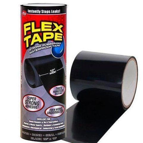 Водонепроницаемая сверхпрочная изоляционная лента скотч Flex Tape ширина 200 мм хART 5516 (60 шт/ящ) FLEX 5516 фото