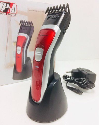Машинка для стрижки волос аккумуляторная PROMOTEC PM-353 (20 шт/ящ) PM 353 фото