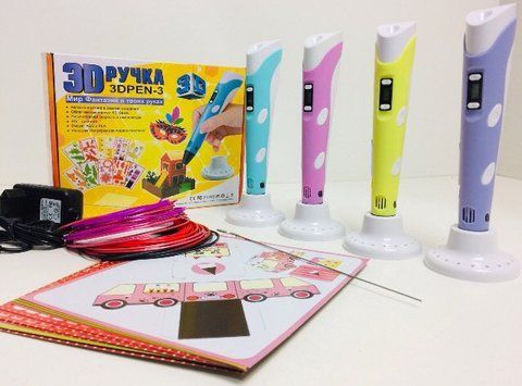 Ручка 3D PEN 3 ART 7497/ 12v (50 шт/ящ) 3D PEN 3 7497 фото