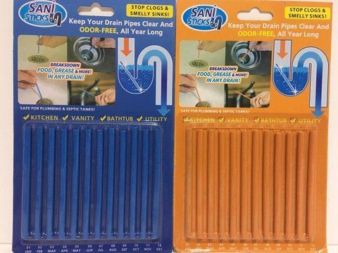 Палочки Sani Sticks - средство для очистки засоров в трубах ART 5510 (200) SANI 5510 фото