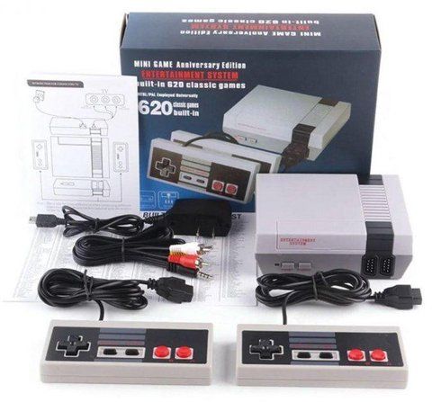 Игровая приставка GAME NES 7724 с беспроводными джойстиками, 620 игр ART 7724 (100 шт/ящ) 7724 GAME 620 фото