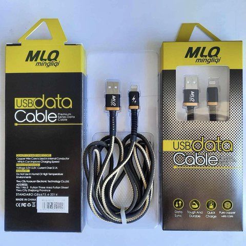 USB кабель 2м USB- iPhone MLQ 825Q (120) MLQ 825Q фото