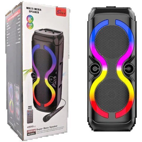 Колонка музична портативна Bluetooth ZQS8230W/ 5518 (6) 5518 ZQS 8230W фото