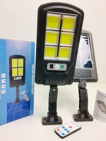 Уличный фонарь на столб solar street light BL BK 120-6COB/7498/ 8866 (42 шт/ящ) BK 120 7498 8866 фото