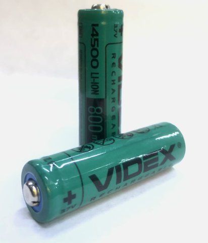 Аккумуляторы VIDEX 14500 ( 800mAh/3.7V ) VD 14500 фото