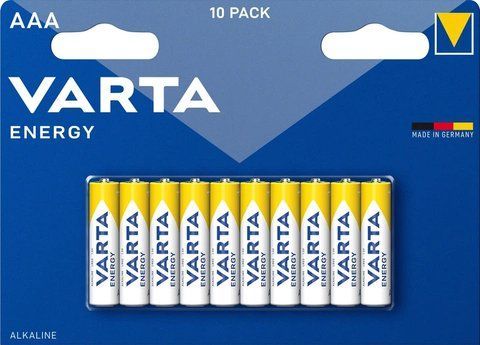 Батарейка Varta Energy AAA BLI 10 Alkaline KOD-4367 4367 VARTA LR3 ENERGY 10 фото