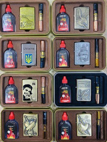 Зажигалка ZIPPO 3 в 1 (бензин, мундштук) ART- 006/2001 (120) 2001 ZIPPO 006 фото